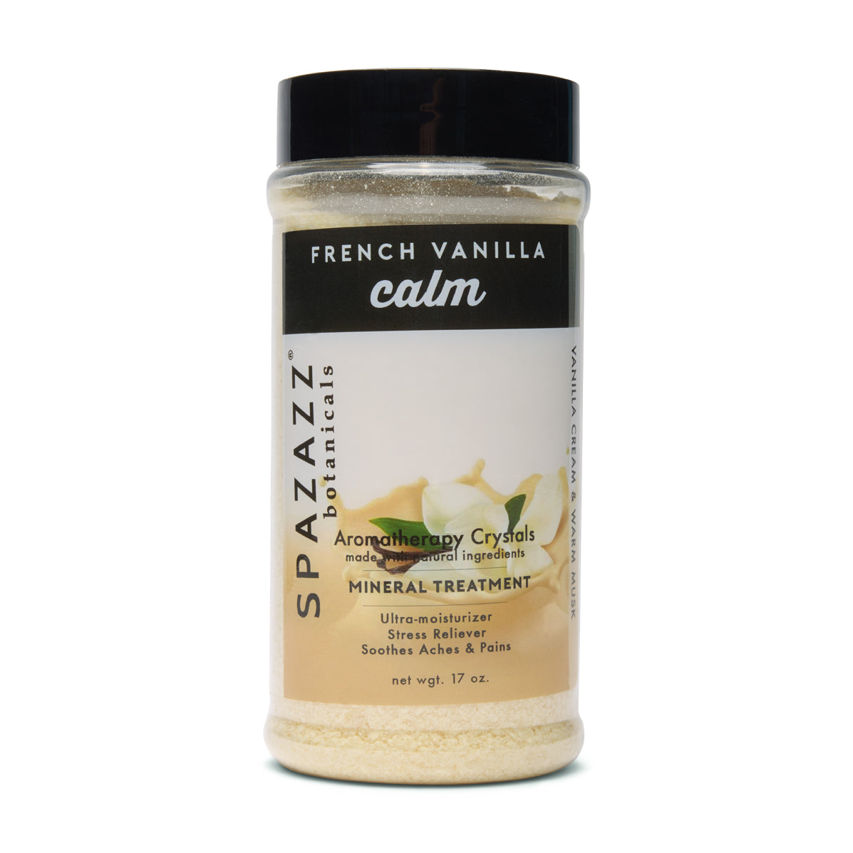 17 oz. Of Spazazz French Vanilla Calm Crystals - WaterTrendsStore