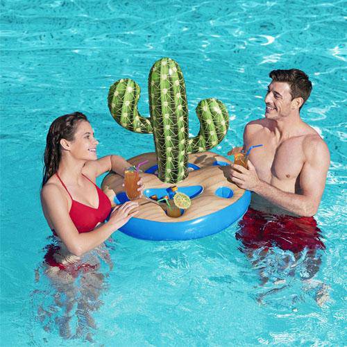 Cactus Inflatable Drink Holder - WaterTrendsStore