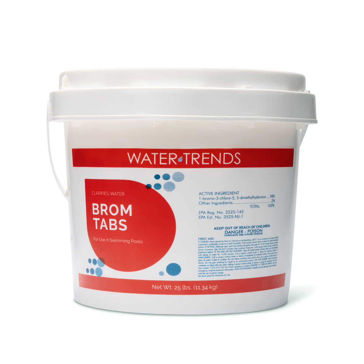 WATER TRENDS Brom Tabs 25 lb Bucket The Great Escape