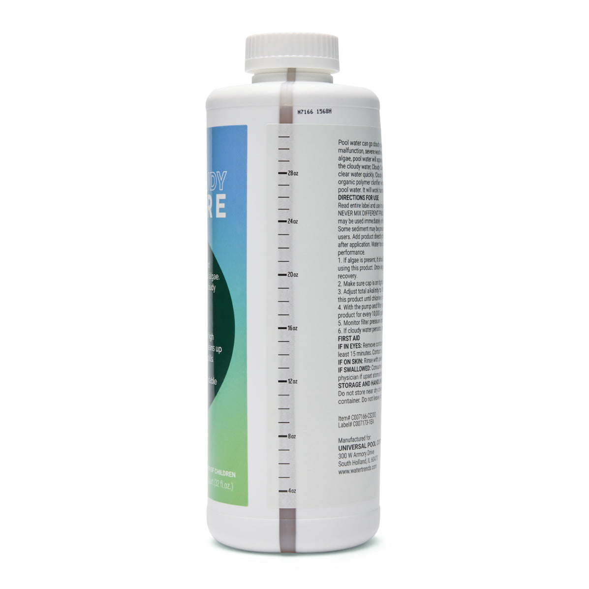WATER TRENDS Cloudy Cure 1 Quart Measurements The Great Escape
