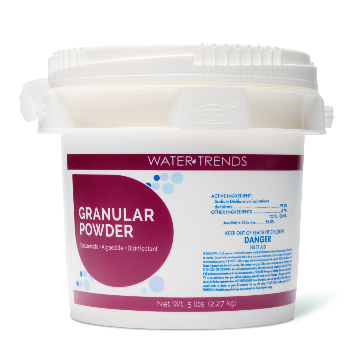 WATER TRENDS Granular Powder 5 lb Bucket The Great Escape