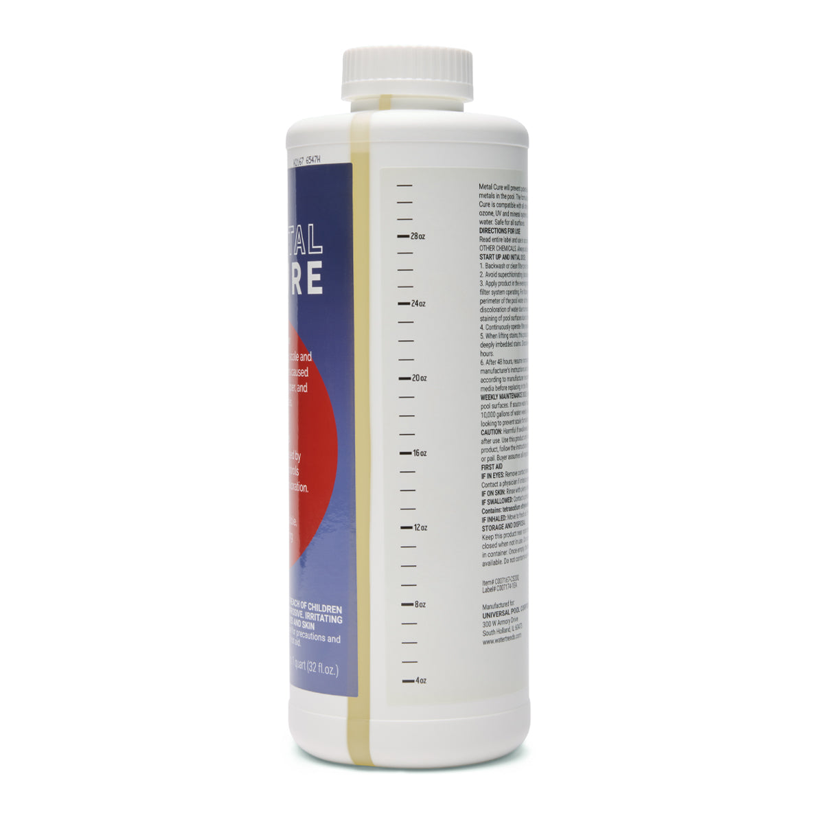 WATER TRENDS Metal Cure 1 Quart Measurements The Great Escape