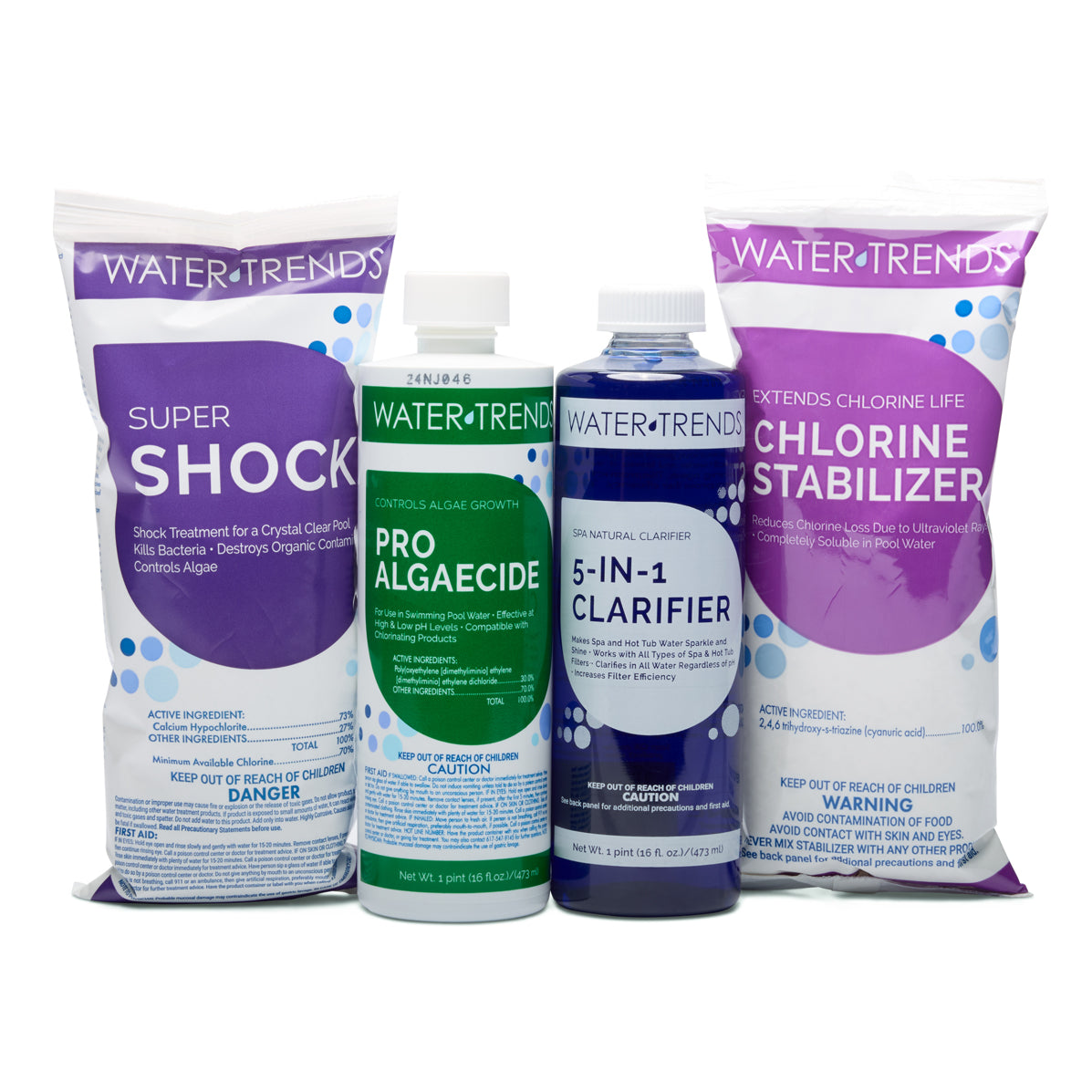 WATER TRENDS Opening Kit Pools up to 11K Gallons Contents The Great Escape