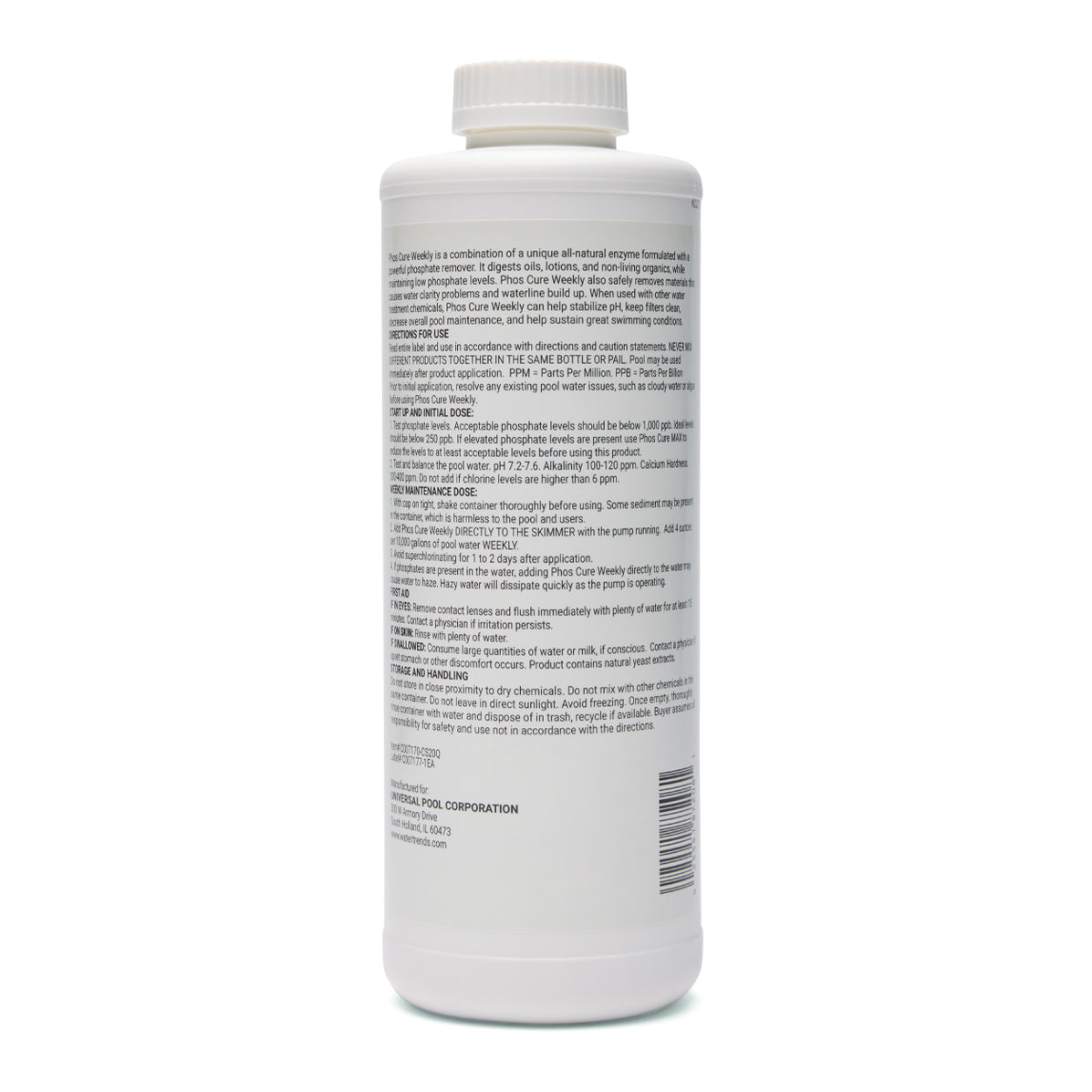 WATER TRENDS Phos Cure Weekly 1 Quart Directions The Great Escape