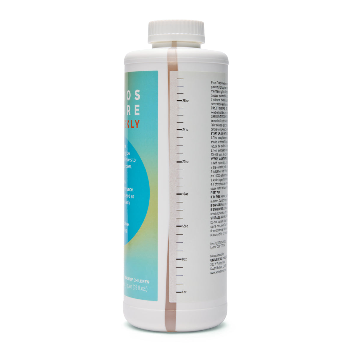 WATER TRENDS Phos Cure Weekly 1 Quart Measurements The Great Escape