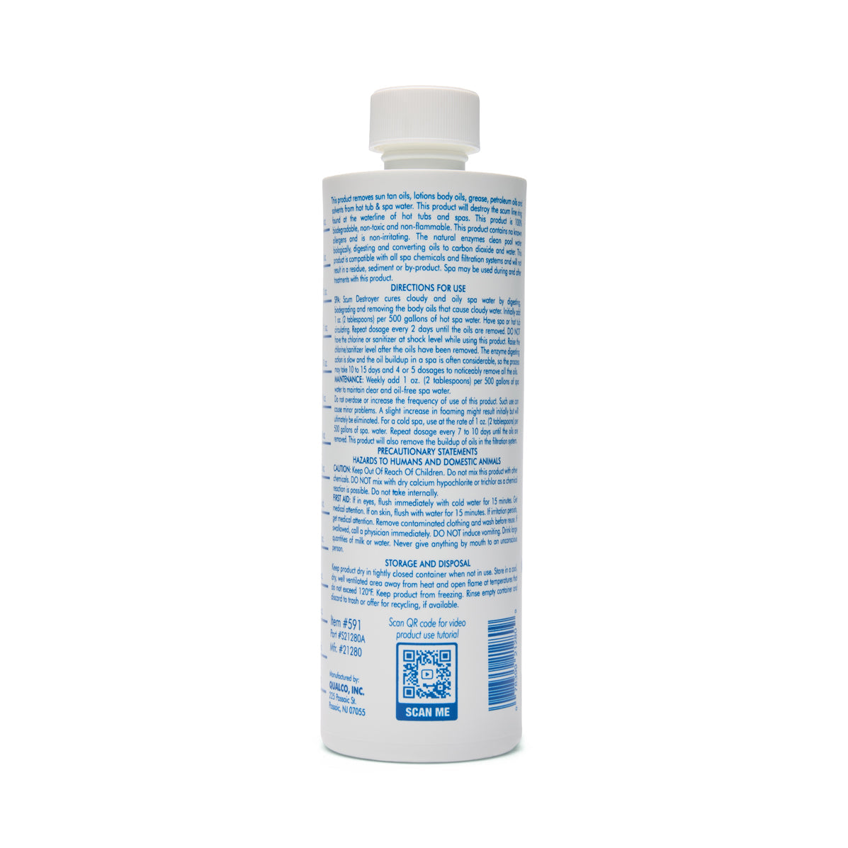 WATER TRENDS Spa Scum Destroyer 16 oz 1 pint Directions The Great Escape