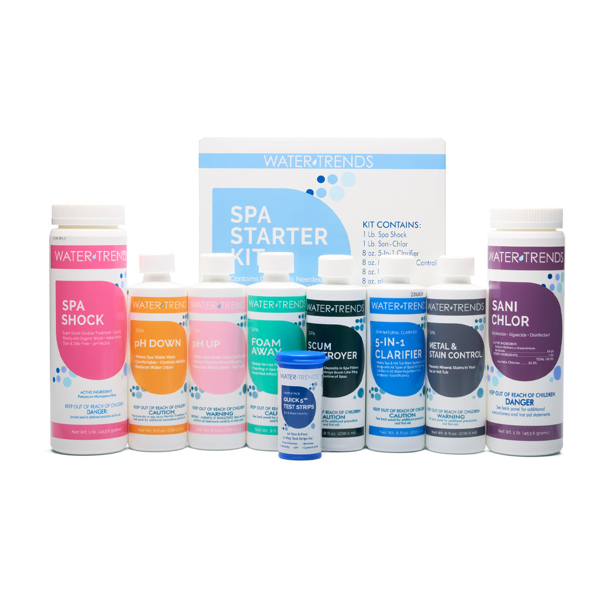 WATER TRENDS Spa Starter Kit Box with Contents The Great Escape