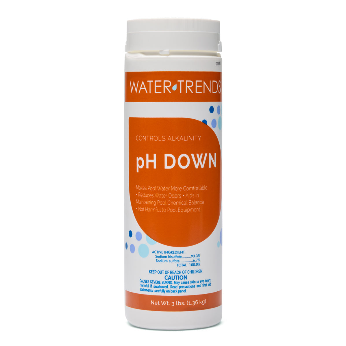 WATER TRENDS pH Down 3 lb Container The Great Escape