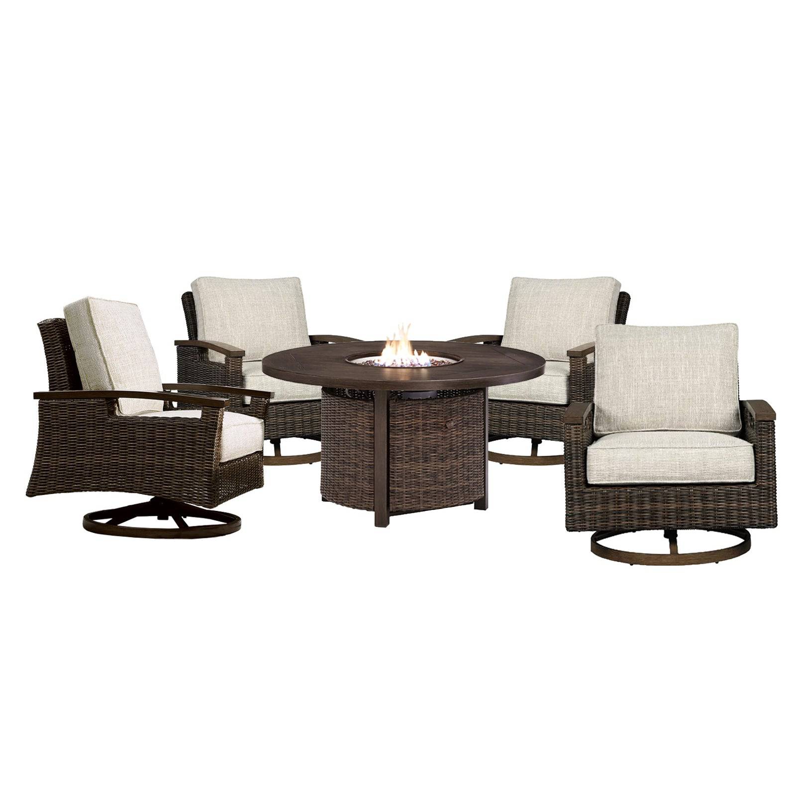 Bayfield 5 Piece Firepit Chat Group - WaterTrendsStore