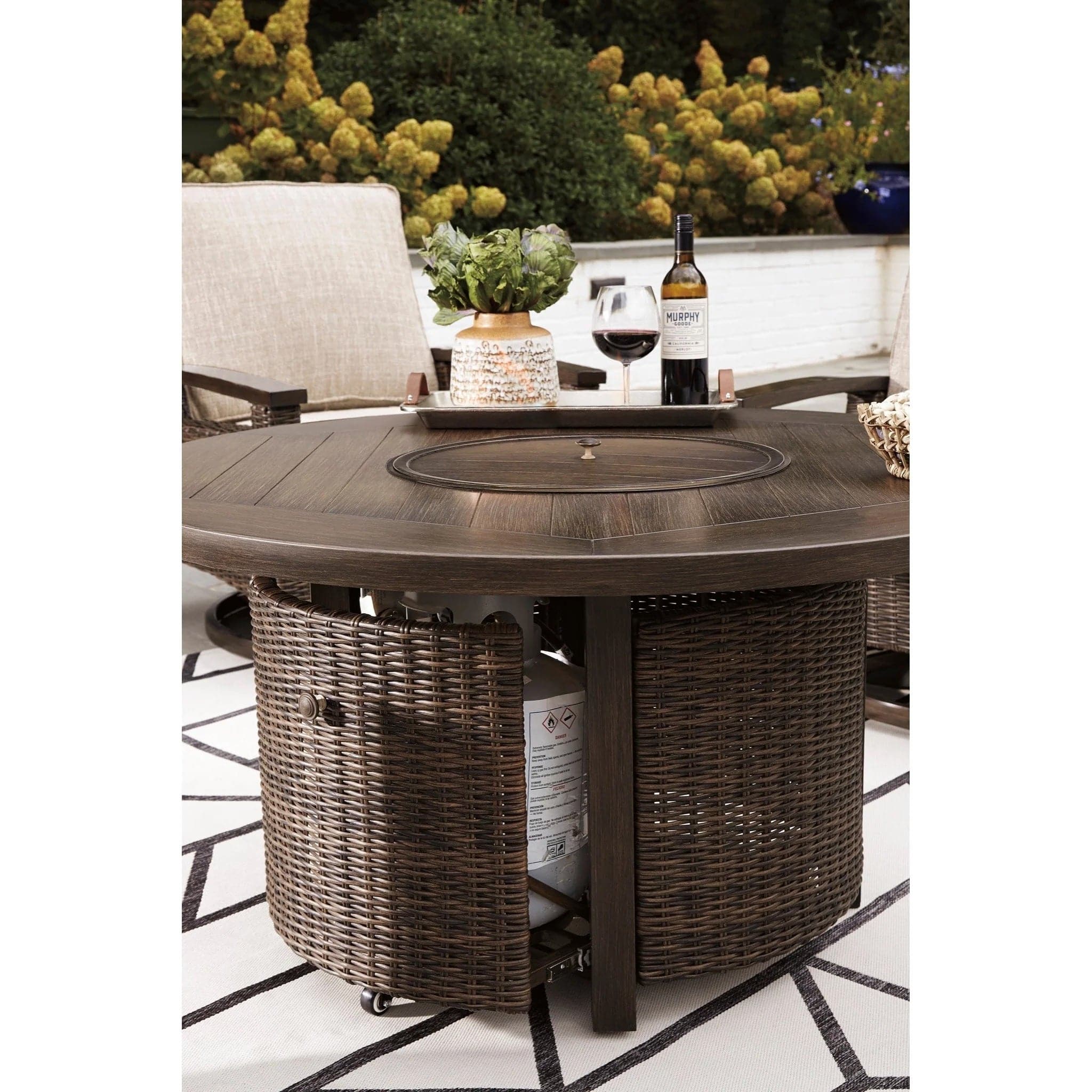 Bayfield 5 Piece Firepit Chat Group - WaterTrendsStore