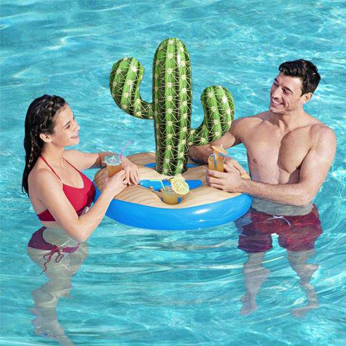 Cactus Inflatable Drink Holder - WaterTrendsStore