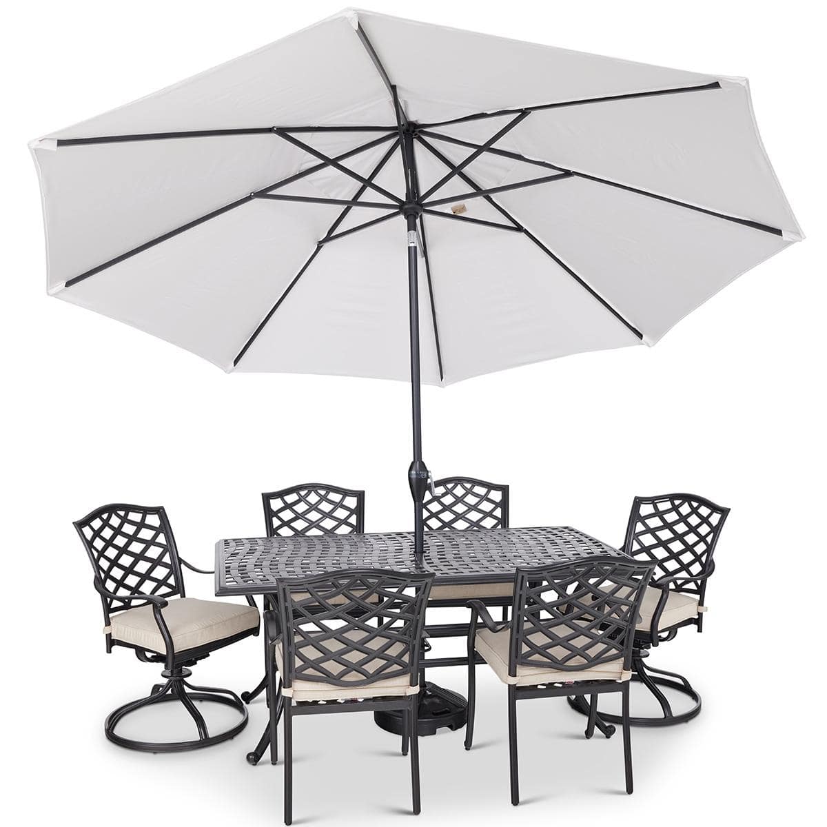 Hanley 7 Piece Dining Group - WaterTrendsStore