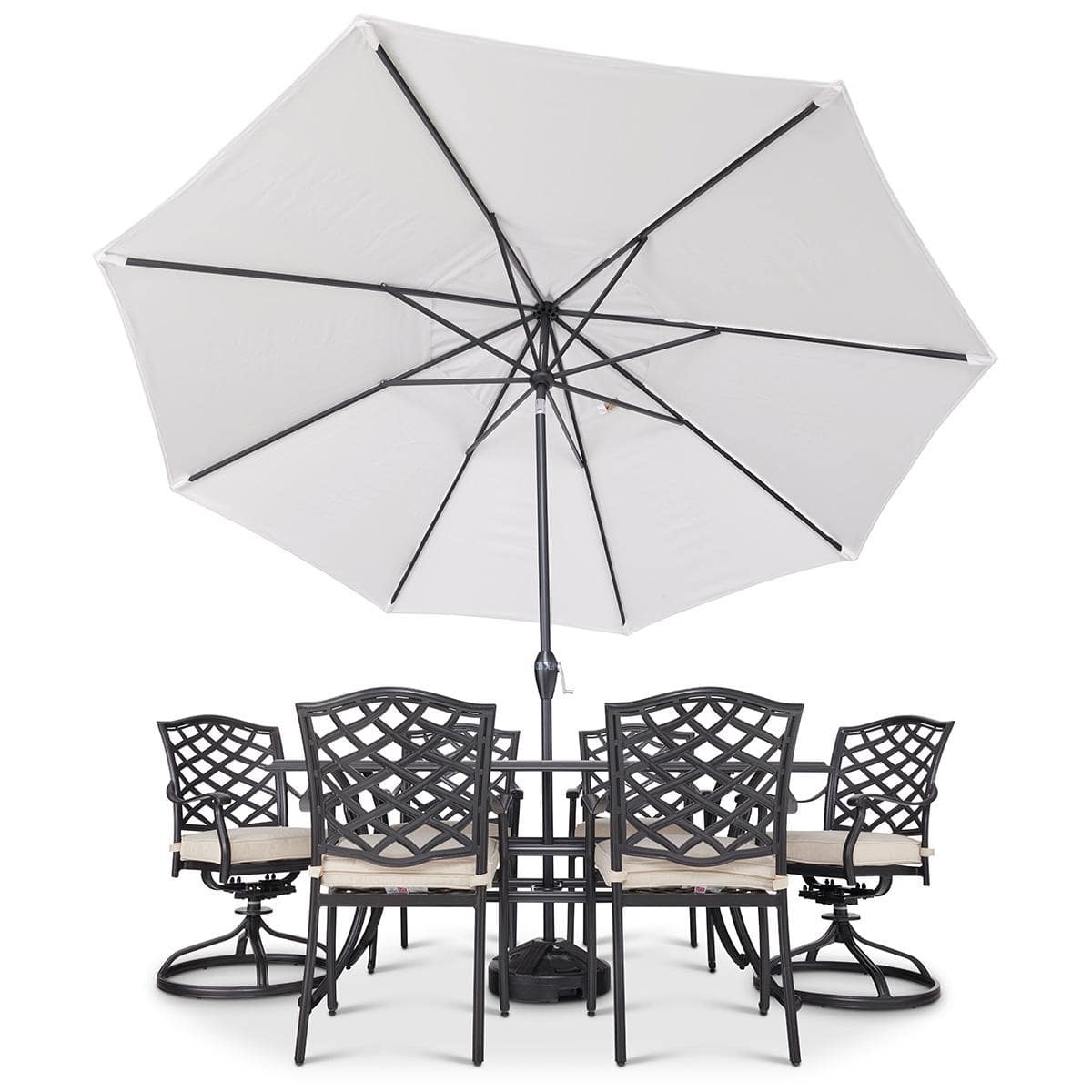 Hanley 7 Piece Dining Group - WaterTrendsStore