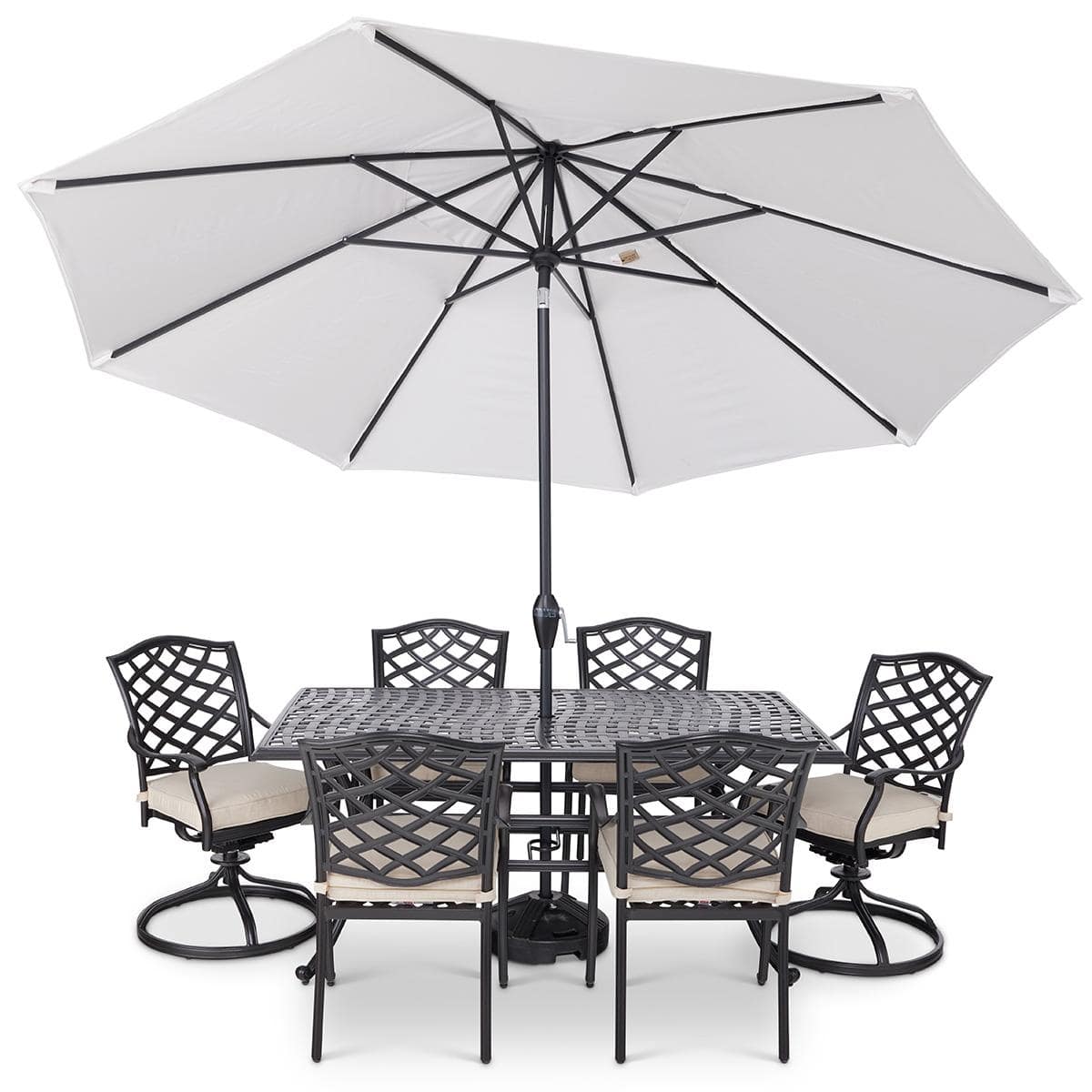 Hanley 7 Piece Dining Group - WaterTrendsStore
