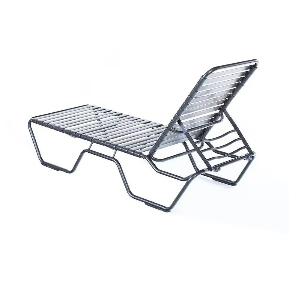 Kabana Grey Strap Chaise - Contract Rated - WaterTrendsStore