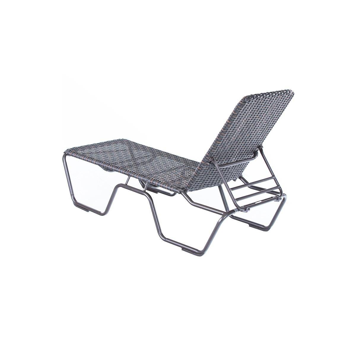 Kabana Roasted Pecan Woven Chaise - WaterTrendsStore