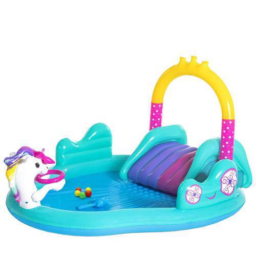 Magical Unicorn Carriage Inflatable Center - WaterTrendsStore
