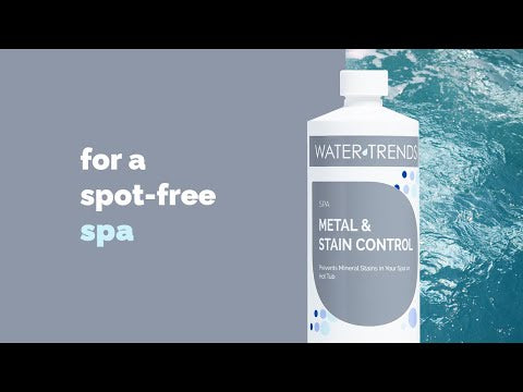 1 Quart Of WATER TRENDS Spa Metal & Stain Control