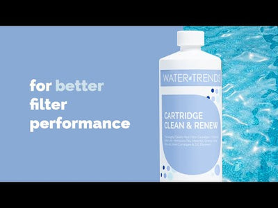 1 Quart Of WATER TRENDS Cartridge Clean & Renew