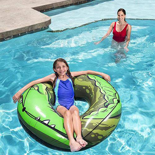 River Gator Inflatable Swim Ring - WaterTrendsStore