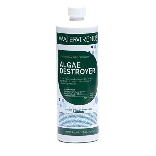 1 Quart Of Non Foaming WATER TRENDS Black Algae Destroyer 60% - WaterTrendsStore - 539