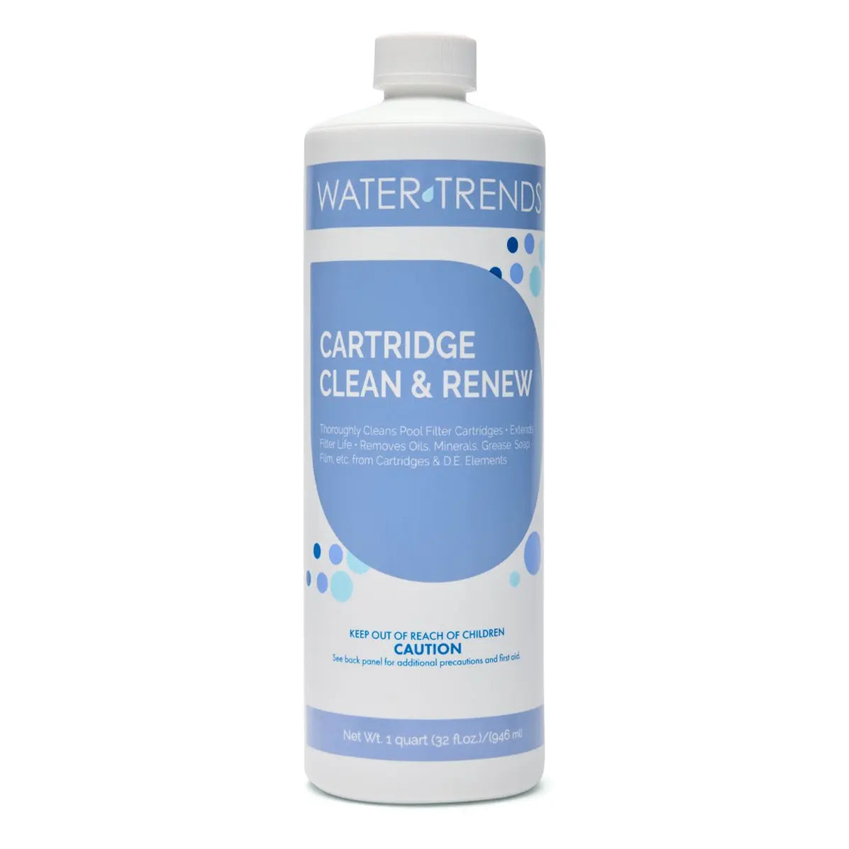 1 Quart Of WATER TRENDS Cartridge Clean & Renew - Filter Cleaners ...
