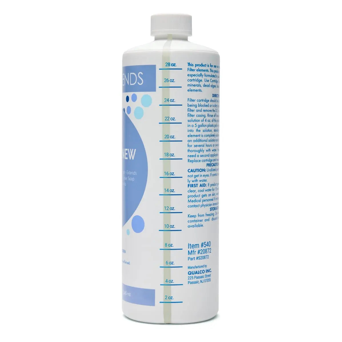 1 Quart Of WATER TRENDS Cartridge Clean & Renew - WaterTrendsStore - 540