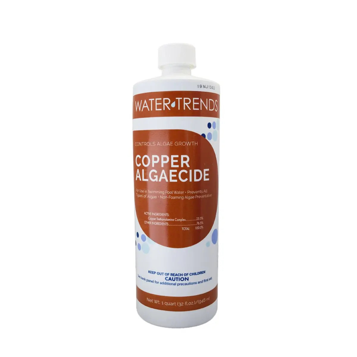 1 Quart Of WATER TRENDS Copper Algaecide - WaterTrendsStore - 