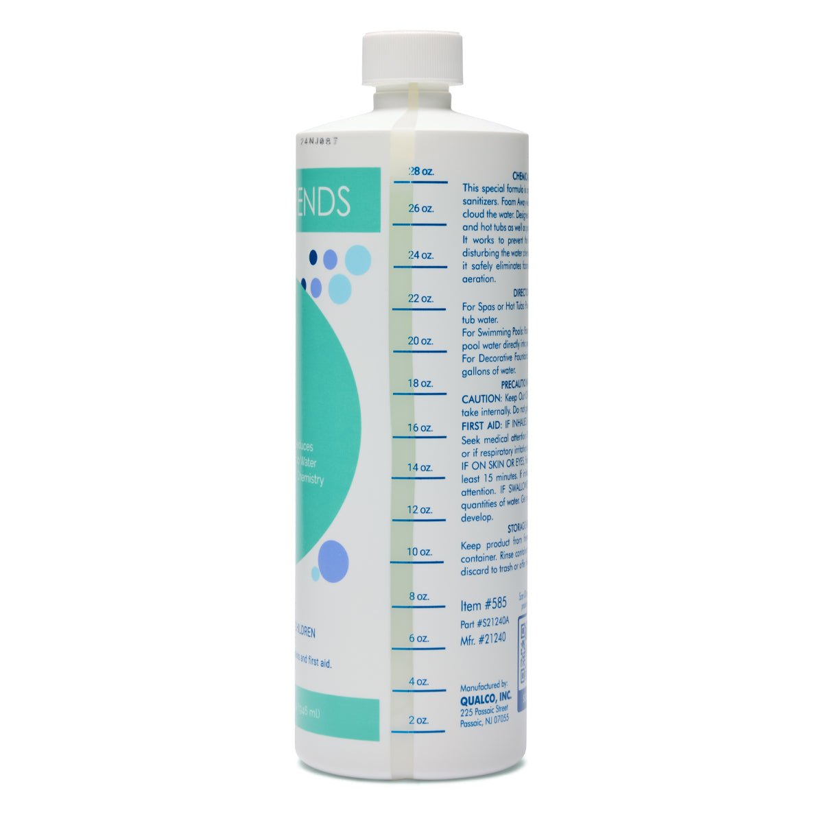 1 Quart Of WATER TRENDS Spa Foam Away - WaterTrendsStore - 585