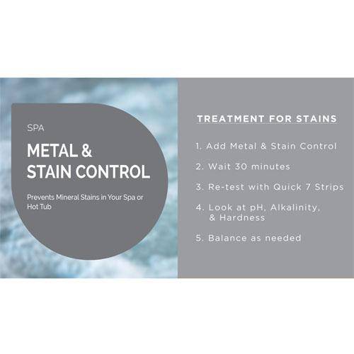 1 Quart Of Water Trends Spa Metal Control - WaterTrendsStore - 590