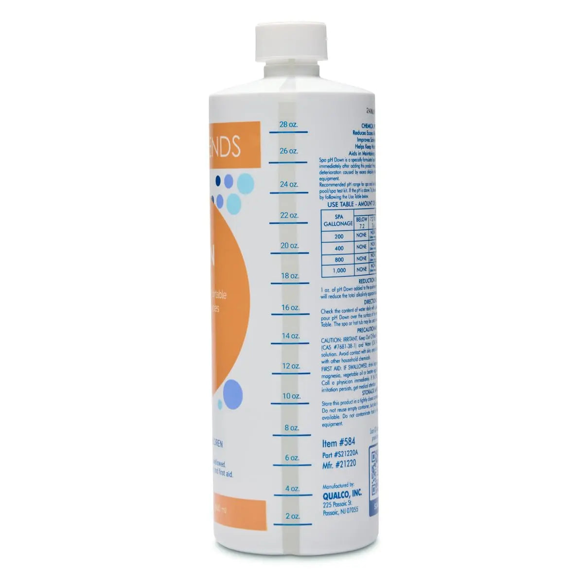 1 Quart Of WATER TRENDS Spa pH Down - WaterTrendsStore - 584