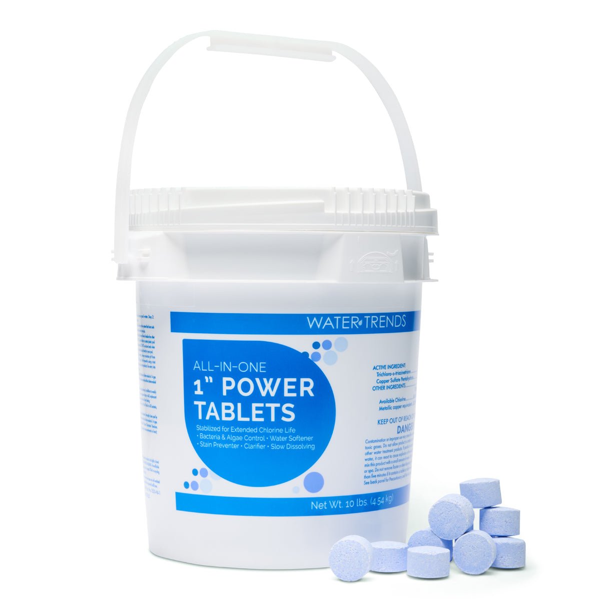 10 lbs. Of WATER TRENDS 6 - in - 1 - 1" Power Tablets - WaterTrendsStore - 565