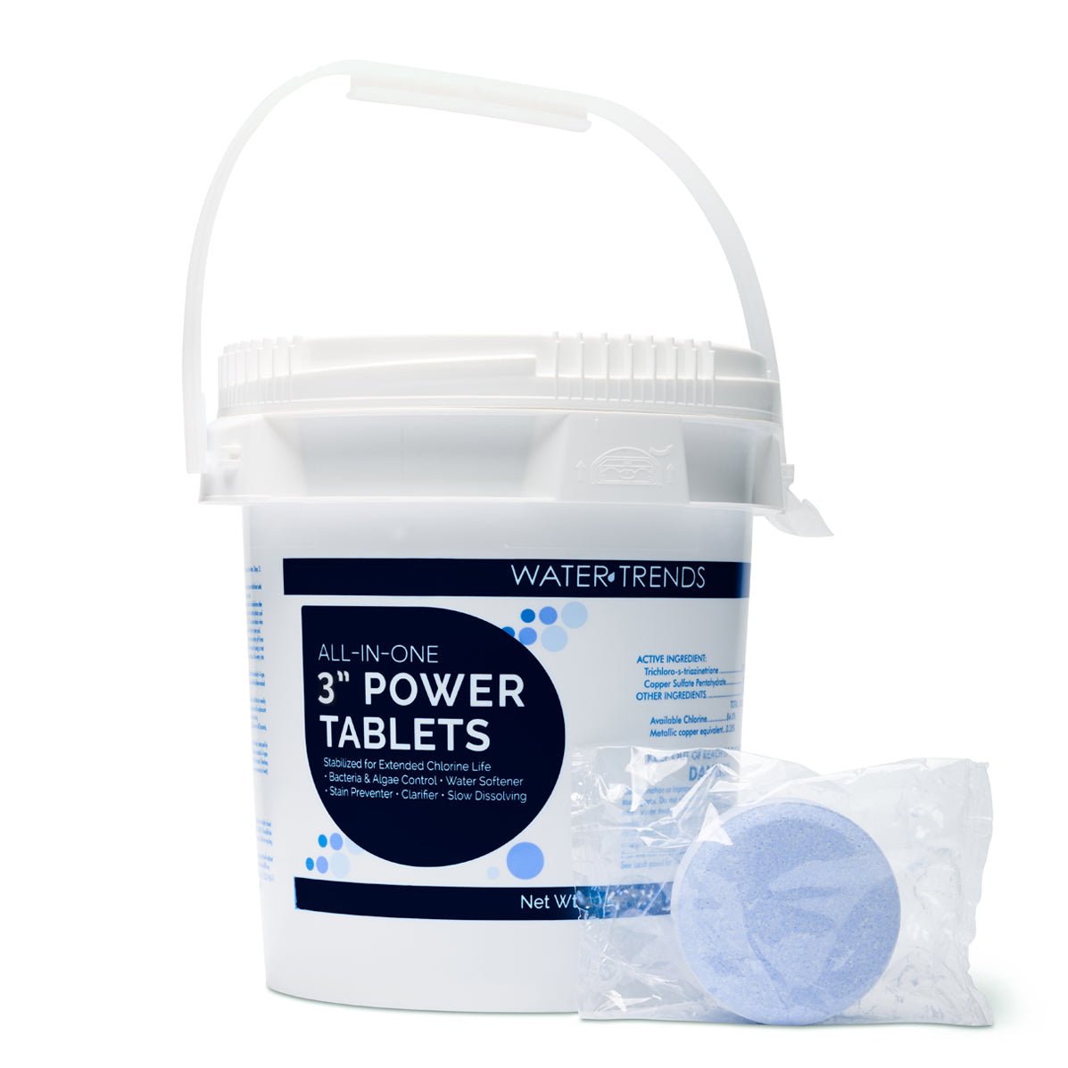 10 lbs. Of WATER TRENDS 6 - in - 1 - 3" Power Tabs - WaterTrendsStore - 572