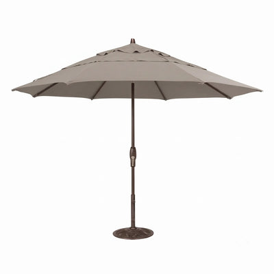 11' Classic Umbrella - Champagne Linen - WaterTrendsStore - 10790