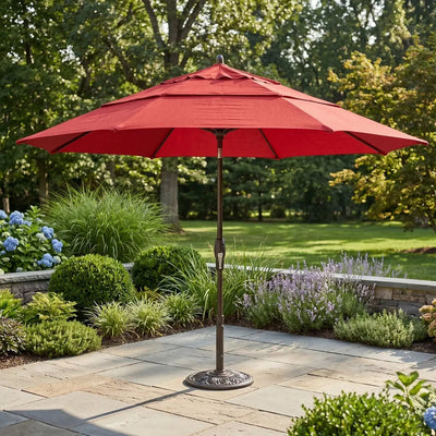 11' Classic Umbrella - Red - WaterTrendsStore - 11372
