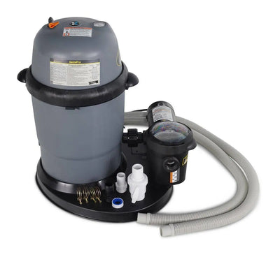 110 Swimpro 2HP 2 Speed Element System W/ Twist Lock Motor, Tank, Base, Cartridge, Fittings, & Hoses - WaterTrendsStore - 9910/9907