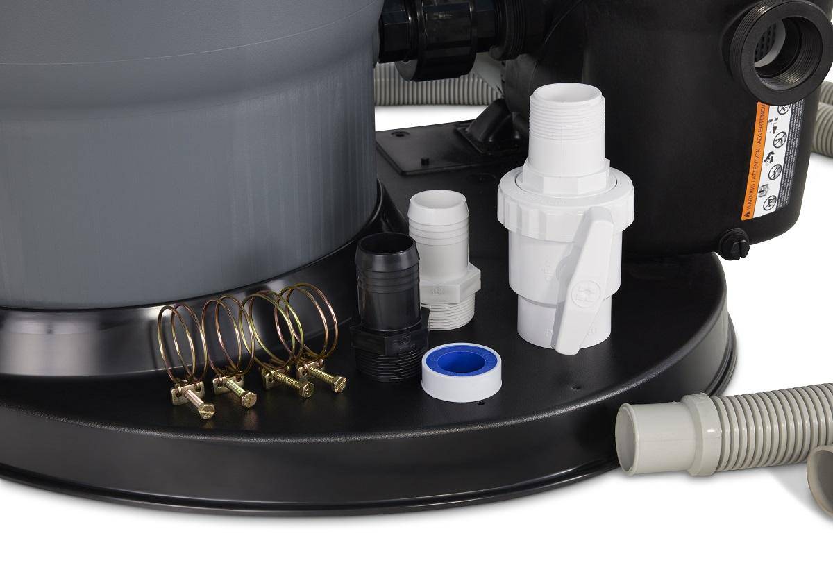 110 Swimpro 2HP 2 Speed Element System W/ Twist Lock Motor, Tank, Base, Cartridge, Fittings, & Hoses - WaterTrendsStore - 9910/9907