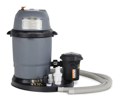 110 Swimpro 2HP 2 Speed Element System W/ Twist Lock Motor, Tank, Base, Cartridge, Fittings, & Hoses - WaterTrendsStore - 9910/9907