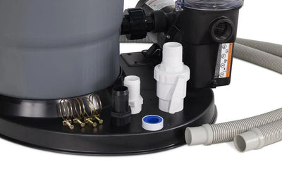 110 Swimpro 2HP Element System W/ Twist Lock Motor, Tank, Base, Cartridge, Fittings, & Hoses - WaterTrendsStore - 9910/9905