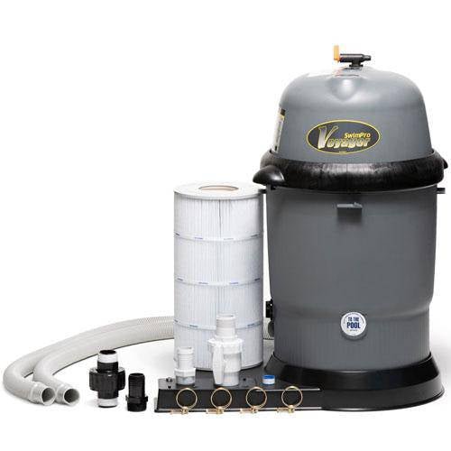 110 Swimpro Element Filter W/ Tank, Base, Cartridge, Fittings, & Hoses - WaterTrendsStore - 9910