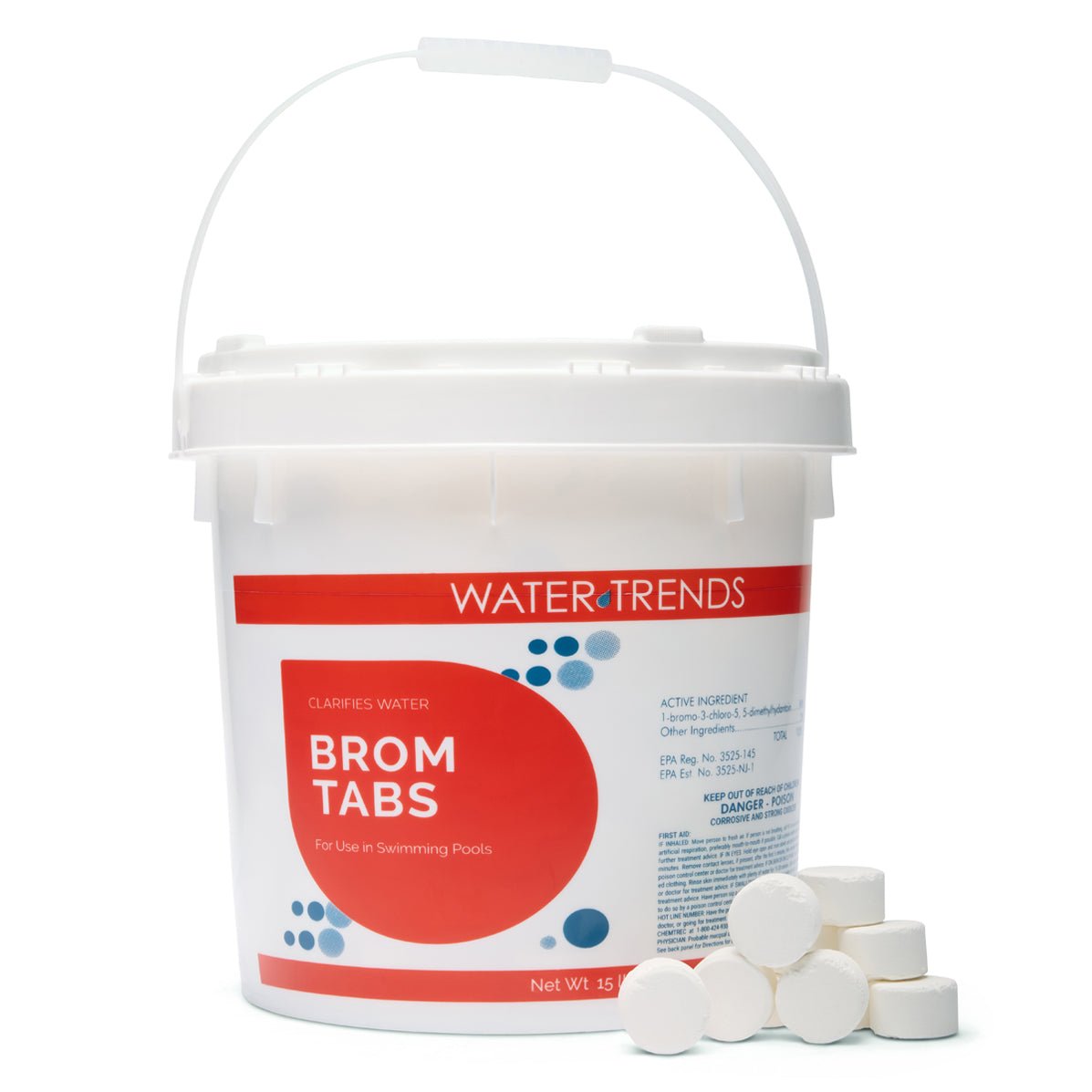 15 lbs. Of WATER TRENDS Bromine Tabs - WaterTrendsStore - 523