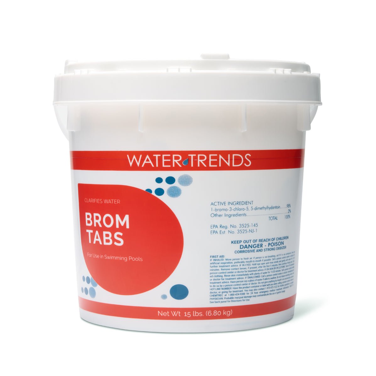 15 lbs. Of WATER TRENDS Bromine Tabs - WaterTrendsStore - 523