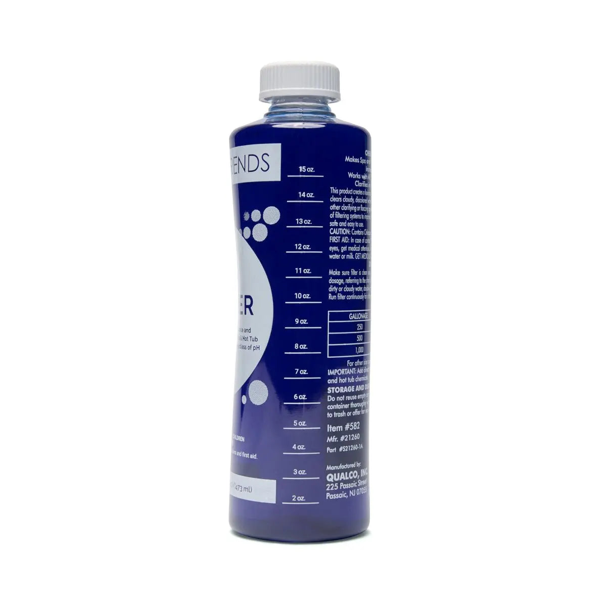 16 oz. Of WATER TRENDS Spa 5 - in - 1 Clarifier - WaterTrendsStore - 582