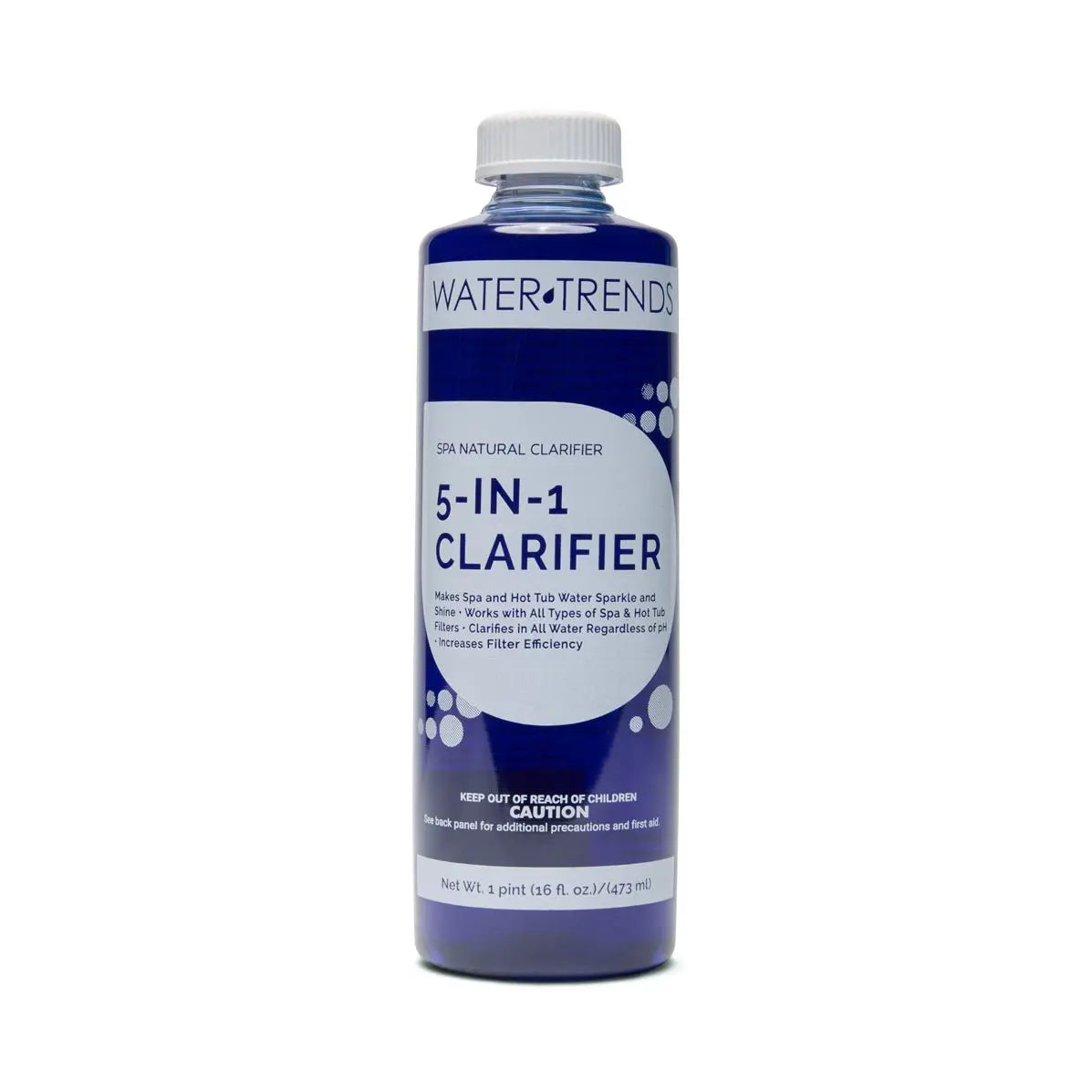 16 oz. Of WATER TRENDS Spa 5 - in - 1 Clarifier - WaterTrendsStore - 582