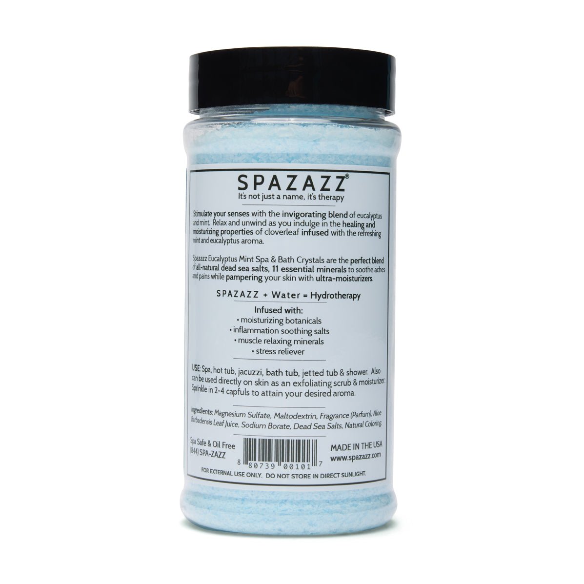 17 oz. Of Spazazz Eucalyptus Mint Stimulate Crystals - WaterTrendsStore - 4151