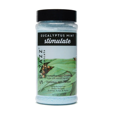 17 oz. Of Spazazz Eucalyptus Mint Stimulate Crystals - WaterTrendsStore - 4151