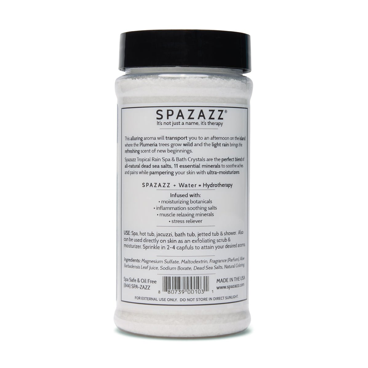 17 oz. Of Spazazz Tropical Rain Revitalize Crystals - WaterTrendsStore - 4153