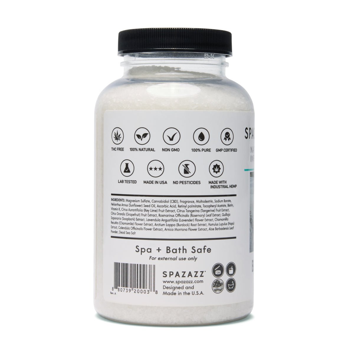 19 oz. Of Spazazz CBD Infused Balance Well Crystals - WaterTrendsStore - 4159