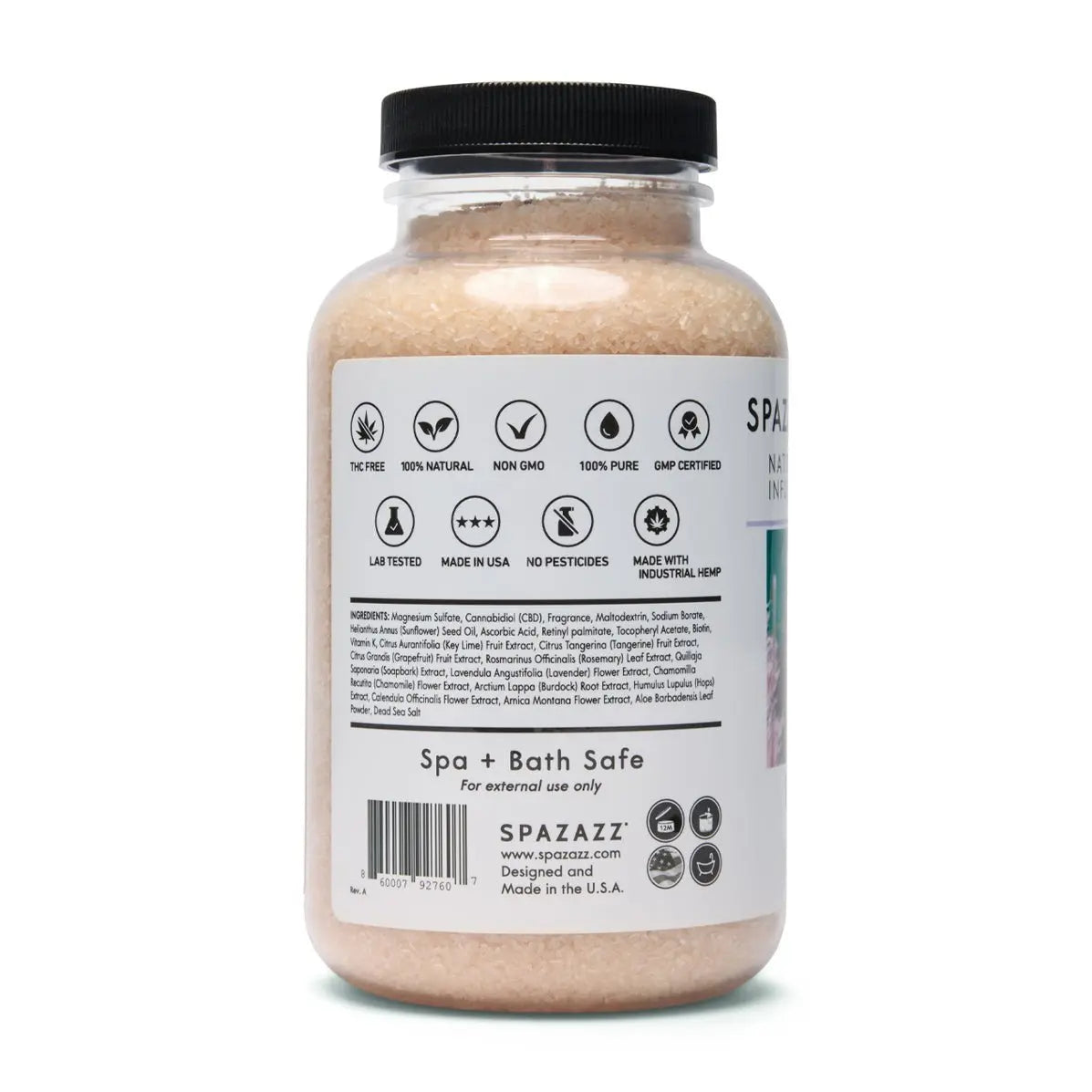 19 oz. Of Spazazz CBD Infused Herb Ease Crystals - WaterTrendsStore - 4160