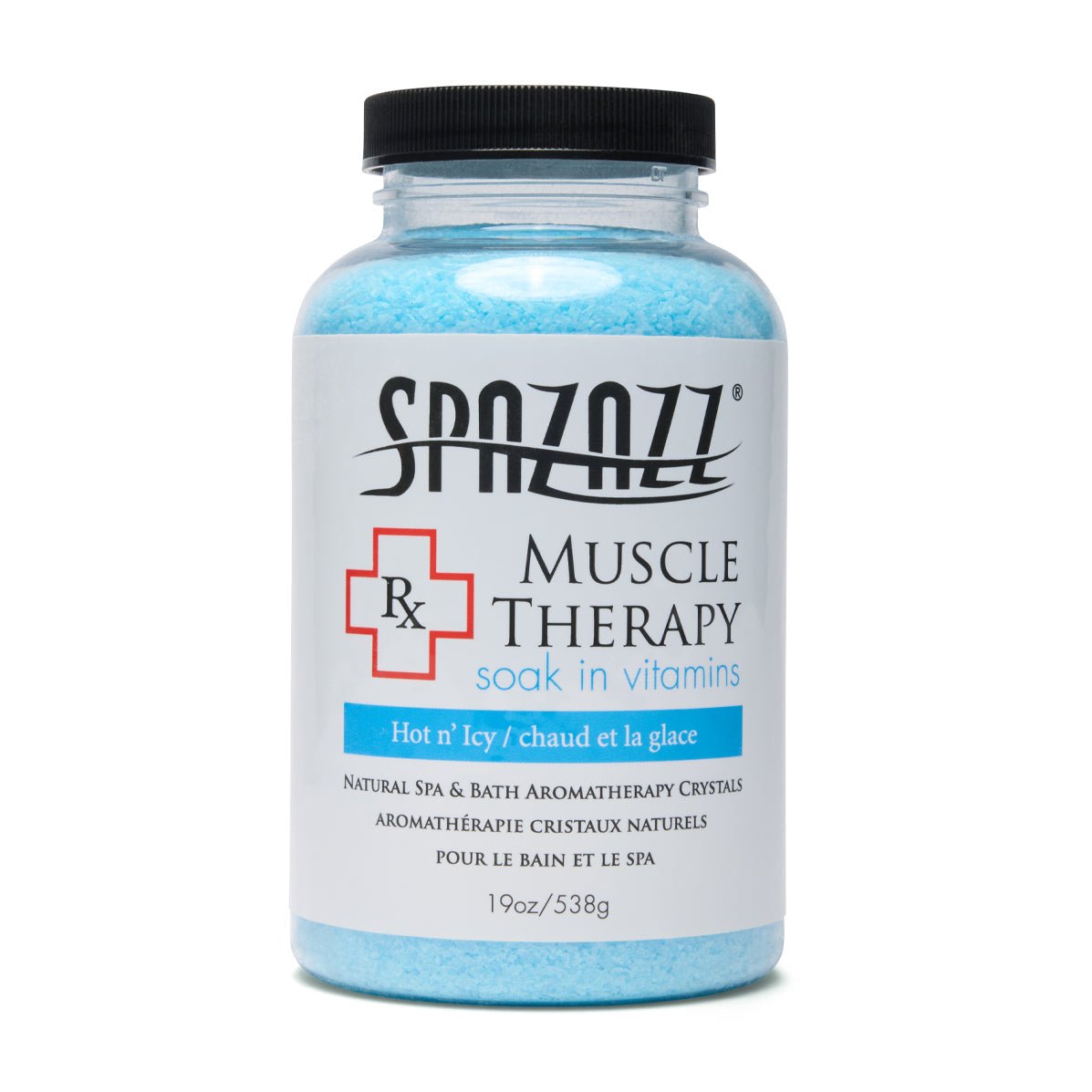 19 oz. Of Spazazz Muscle Therapy Hot - N - Icy Crystals - WaterTrendsStore - 4154